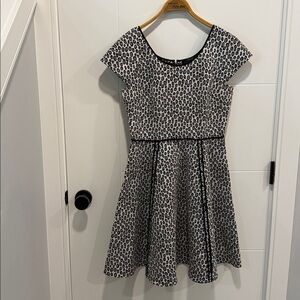 Rachel Zoe Black and White Patterned dress size 10